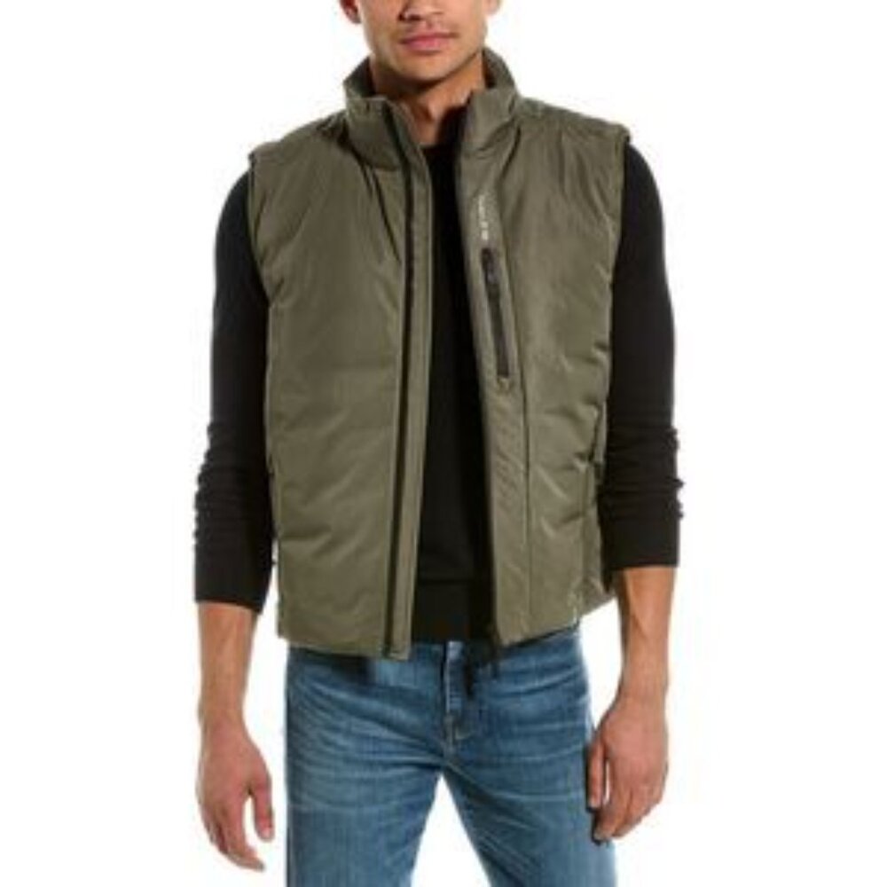 NWT Noize Gael Men's Khaki Puffer Vest Size Small